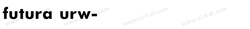 futura urw字体转换